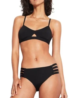 Seafolly Multi Strap Hipster Pant Brief in Black