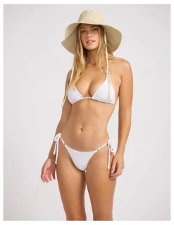 Seafolly ShadyLady Tie Up Bucket Hat in Ecru
