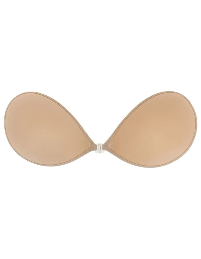 Secret Weapons Nudi Fabric Stick On Bra in Natural