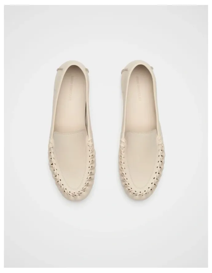 Seed Heritage Albie Whipstitch Loafer in Stone
