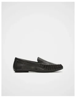 Seed Heritage Albie Whipstitch Loafer in Black