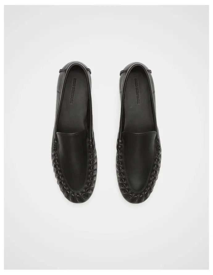 Seed Heritage Albie Whipstitch Loafer in Black