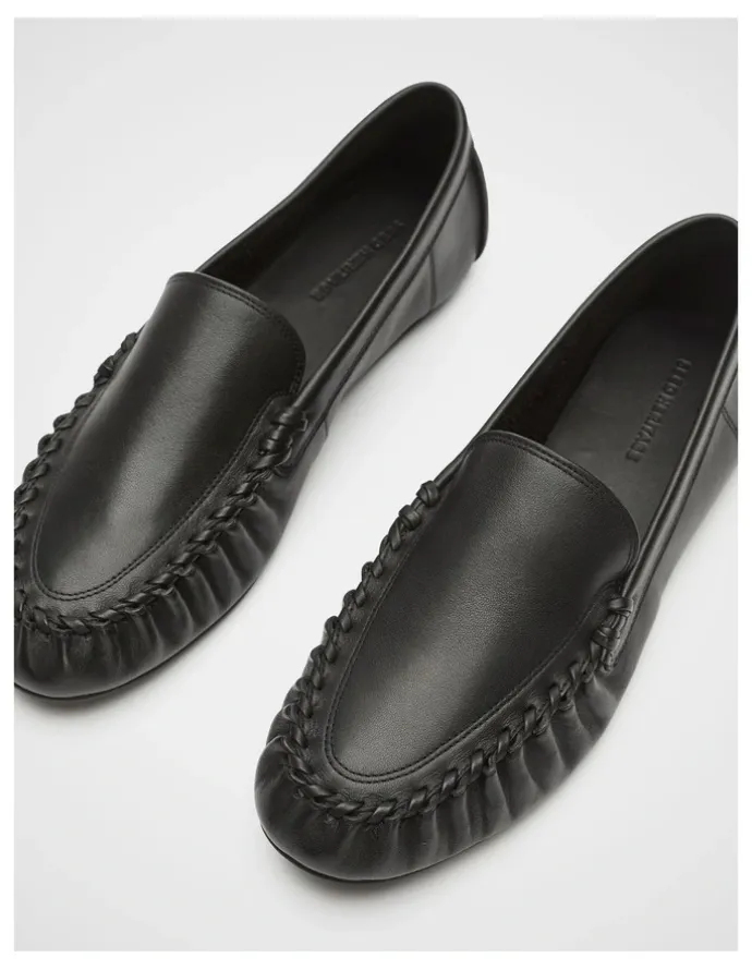 Seed Heritage Albie Whipstitch Loafer in Black