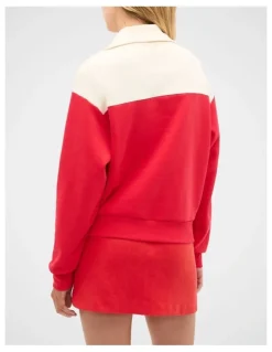 Seed Heritage Brushed Terry Contrast Detail Sweat