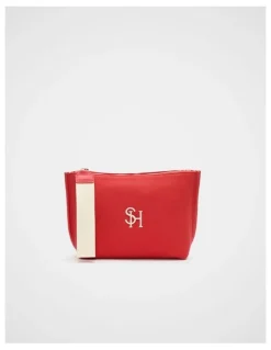 Seed Heritage Canvas Pouch in Chilli Red