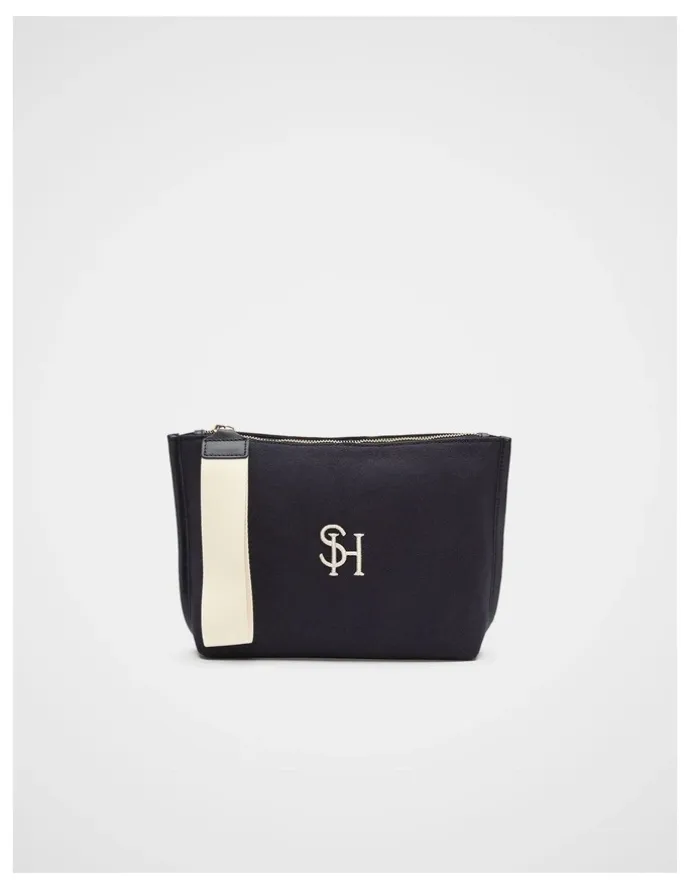 Seed Heritage Canvas Pouch in Twilight Blue