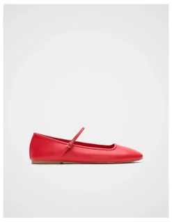 Seed Heritage Ciara Ballet Flat in Chilli Red