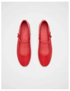 Seed Heritage Ciara Ballet Flat in Chilli Red