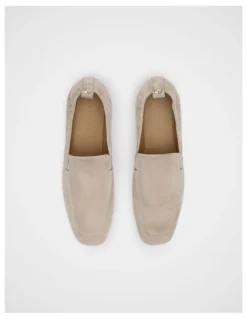 Seed Heritage Claire Loafer in Oat Suede