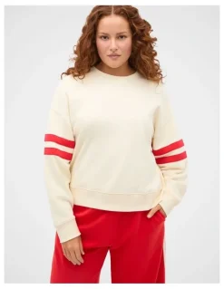 Seed Heritage Contrast Detail Crew Neck Sweat