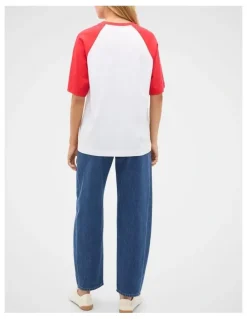 Seed Heritage Contrast Raglan Tee