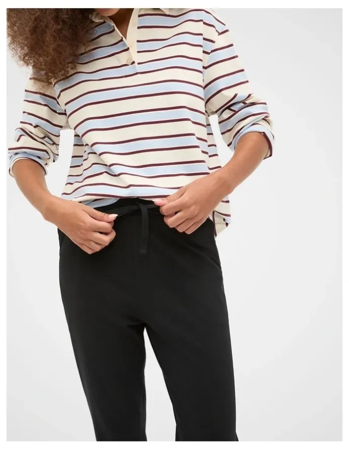 Seed Heritage Core Jersey Trackpant in Black