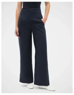 Seed Heritage Core Linen Waisted Pant in Twilight Blue
