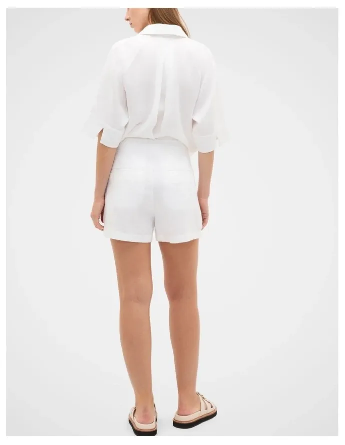 Seed Heritage Core Linen High Rise Short