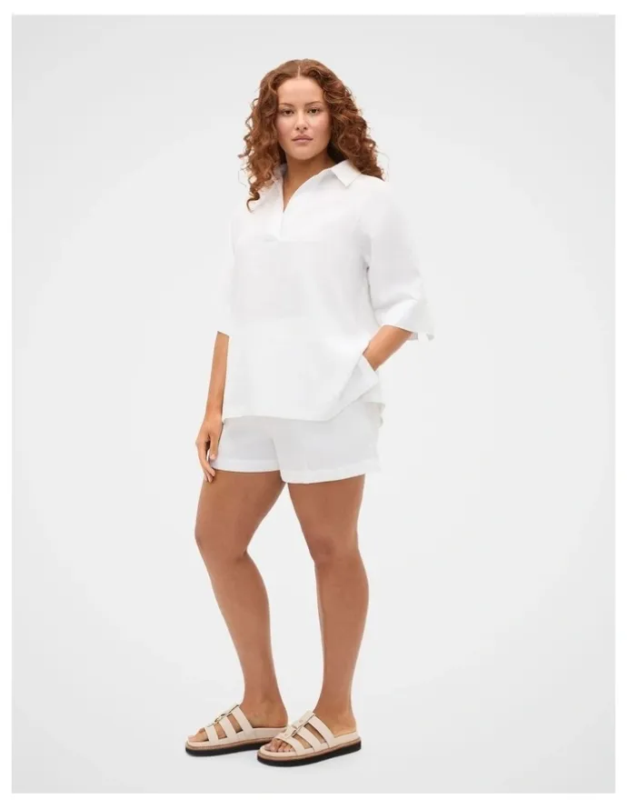 Seed Heritage Core Linen High Rise Short