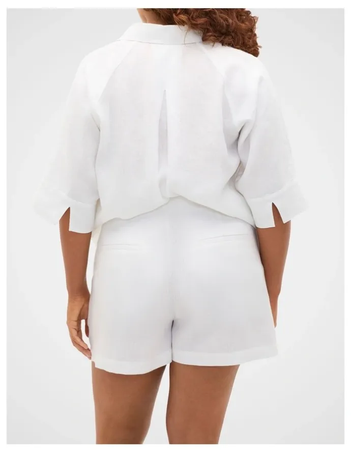 Seed Heritage Core Linen High Rise Short