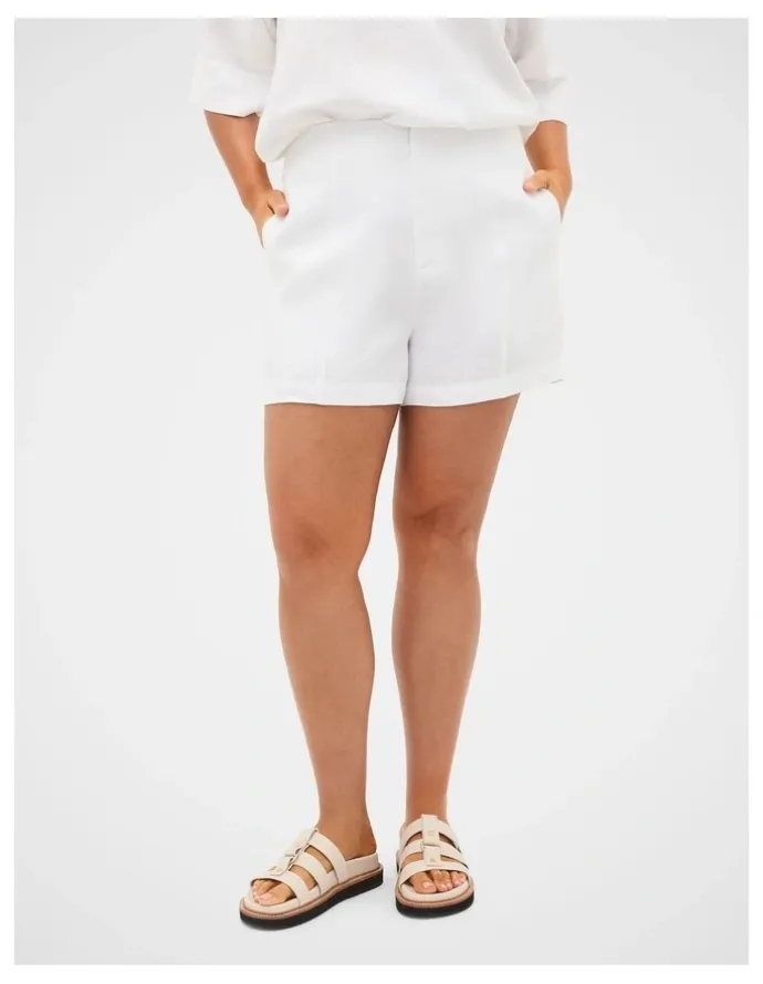 Seed Heritage Core Linen High Rise Short