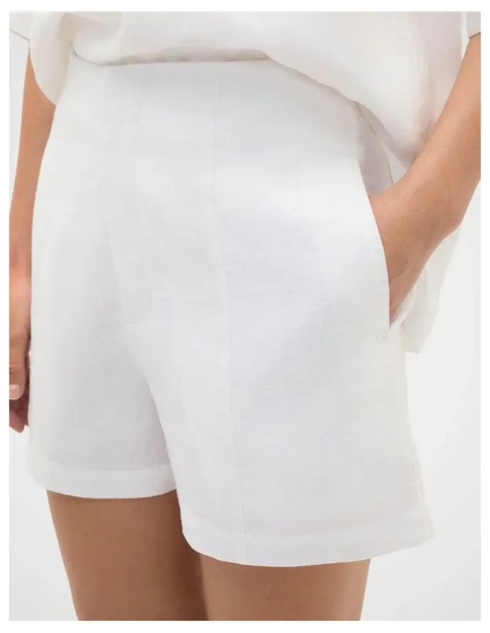 Seed Heritage Core Linen High Rise Short