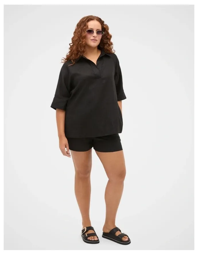 Seed Heritage Core Linen Half Placket Popover