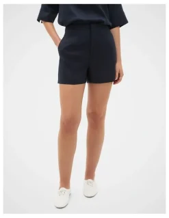 Seed Heritage Core Linen High Rise Short