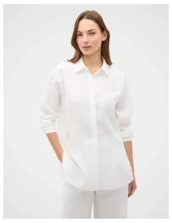 Seed Heritage Core Linen Oversized Shirt