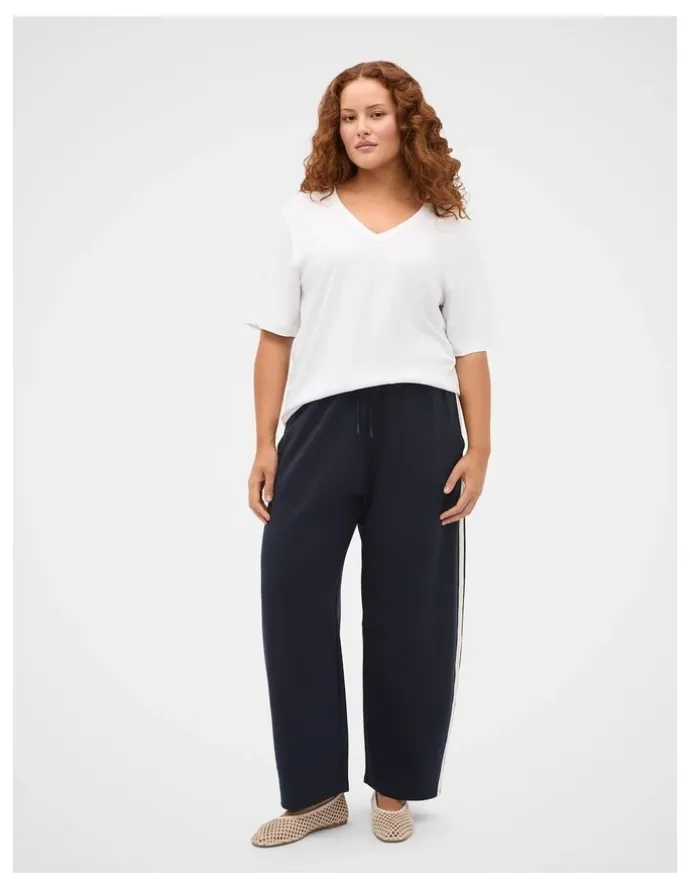 Seed Heritage Cotton V Neck Relaxed Tee