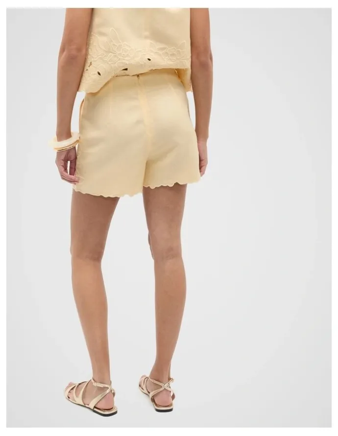 Seed Heritage Cutwork Short in Shortbread