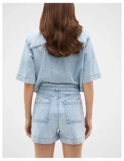 Seed Heritage Denim Button Up Short