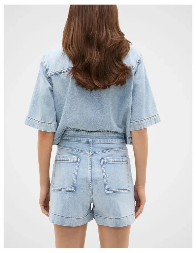 Seed Heritage Denim Button Up Short