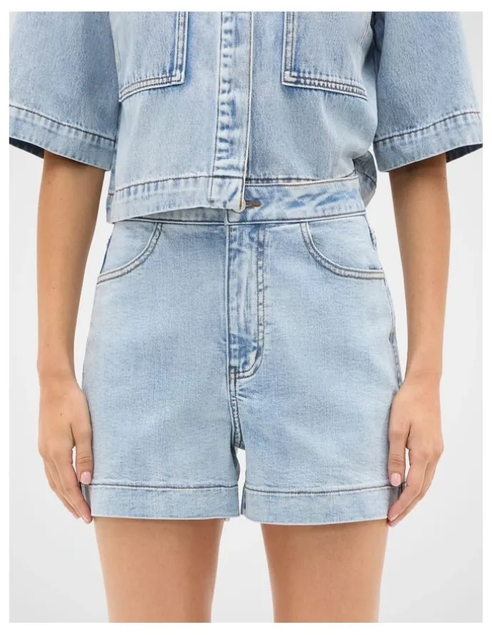 Seed Heritage Denim Button Up Short
