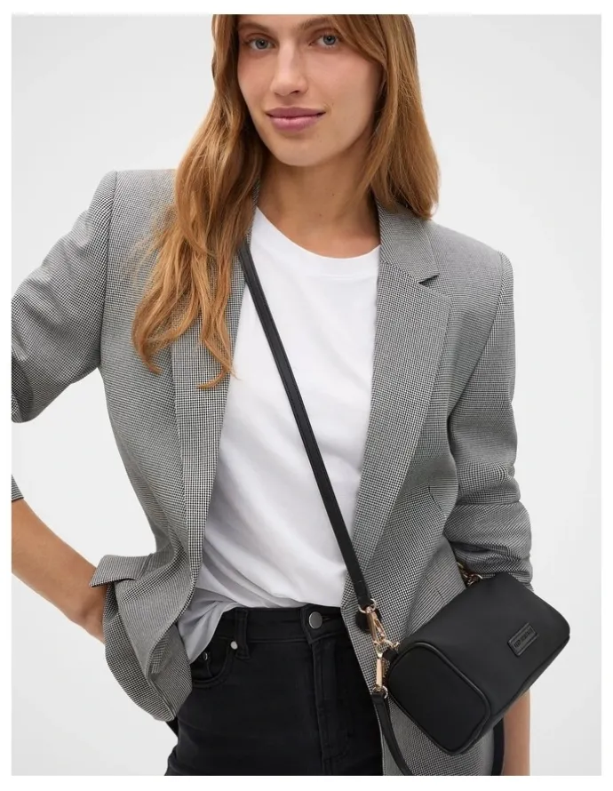 Seed Heritage Essential Mini Crossbody Bag in Black