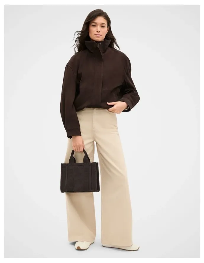 Seed Heritage Felt Mini Tote in Coffee Bean