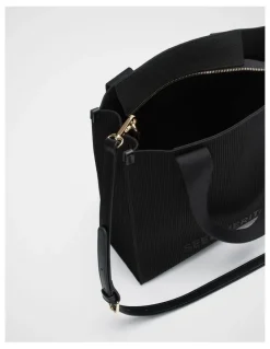 Seed Heritage Knit Tote Bag in Black