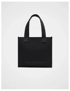 Seed Heritage Knit Tote Bag in Black