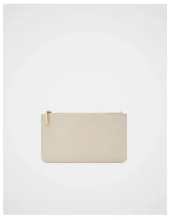 Seed Heritage Leather Everyday Wallet in Cream