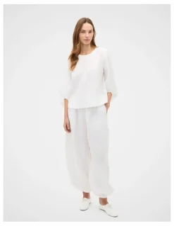 Seed Heritage Linen Balloon Tie Pant