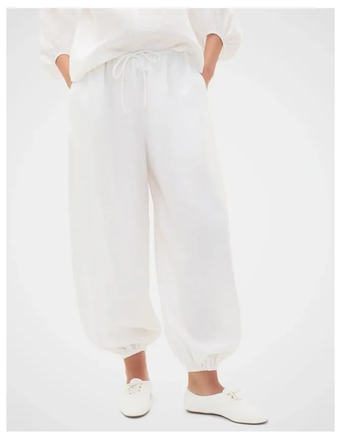 Seed Heritage Linen Balloon Tie Pant