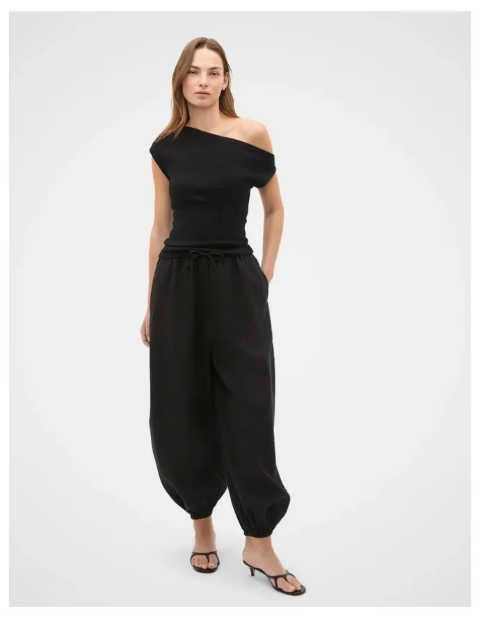 Seed Heritage Linen Balloon Tie Pant