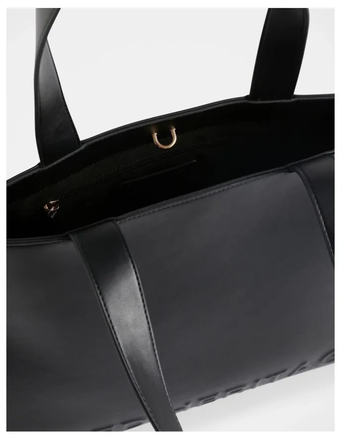 Seed Heritage Logo Detail Tote in Black