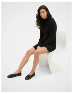 Seed Heritage Lou Ballet Flat in Black