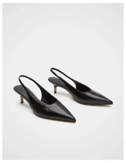 Seed Heritage Odette Slingback Heel in Black