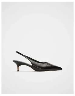 Seed Heritage Odette Slingback Heel in Black