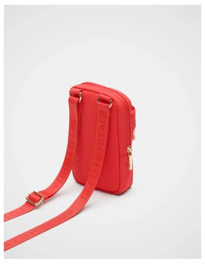 Seed Heritage On The Go Crossbody Bag in Chilli Red