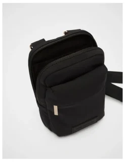 Seed Heritage On The Go Crossbody Bag in Black