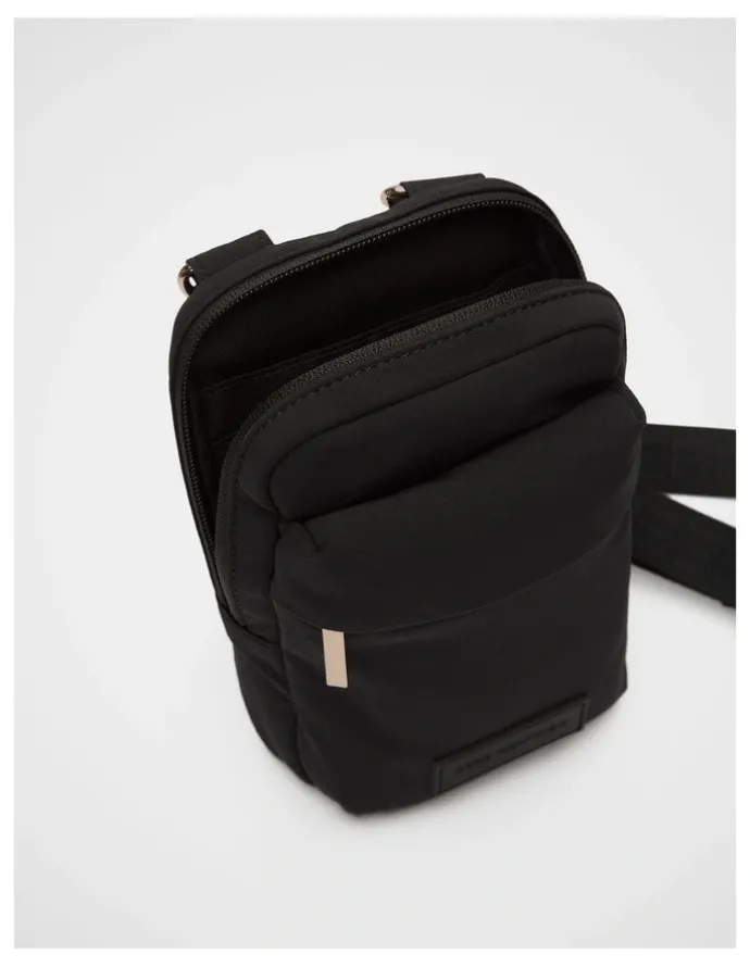 Seed Heritage On The Go Crossbody Bag in Black