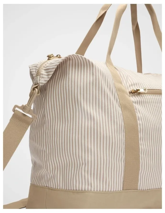 Seed Heritage Packable Travel Tote in Sandstone