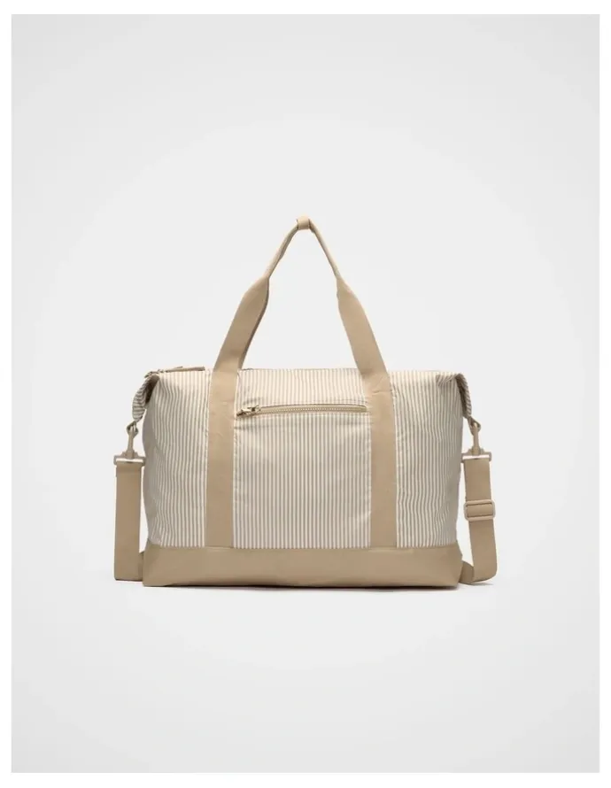 Seed Heritage Packable Travel Tote in Sandstone