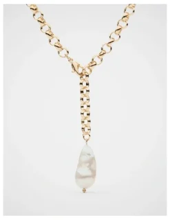 Seed Heritage Pearl Drop Pendant Necklace