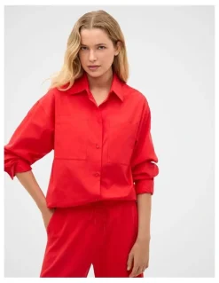 Seed Heritage Poplin Relaxed Shirt