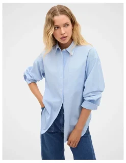 Seed Heritage Poplin Stripe Shirt